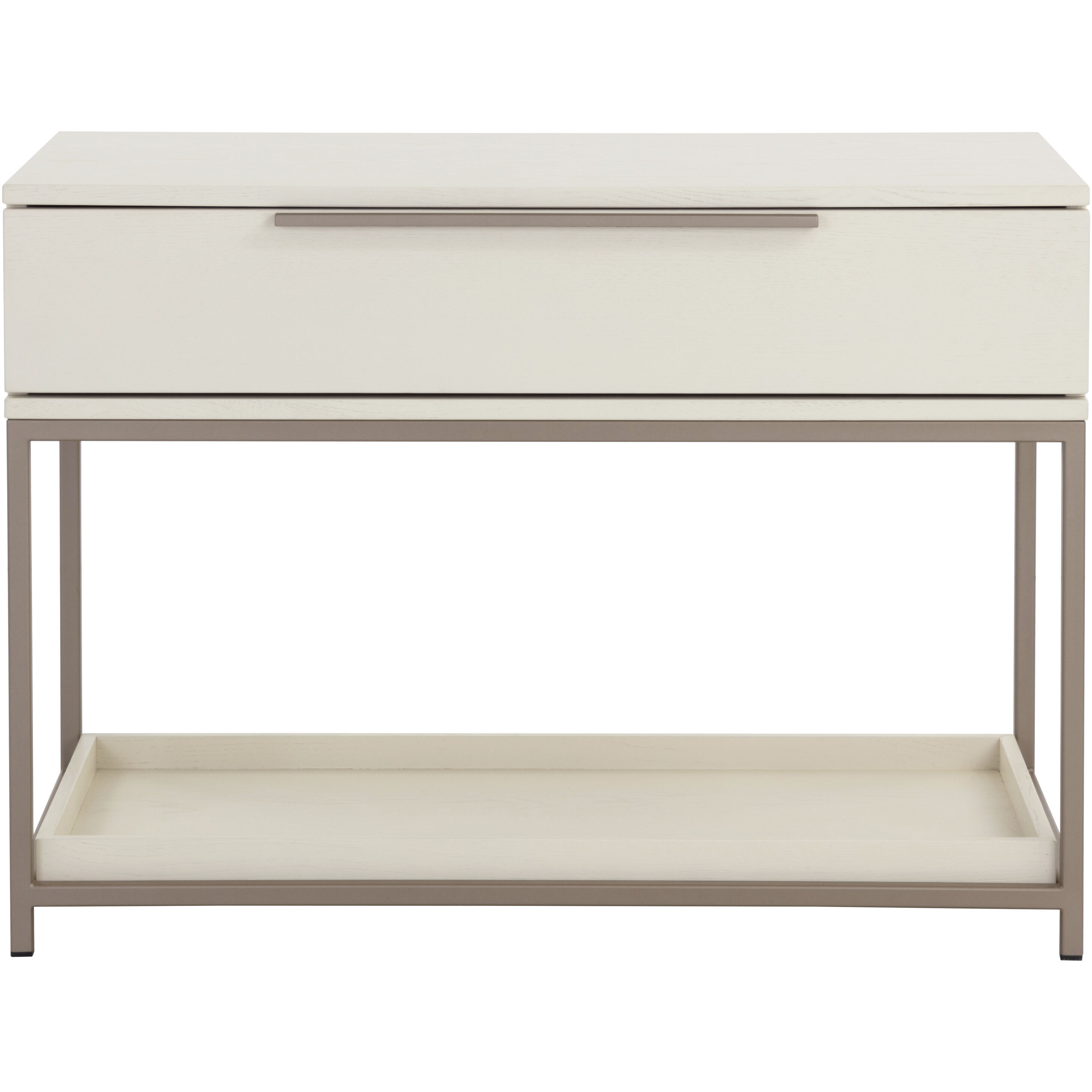 Rebel 38 X 27.25 inch Champagne Gold / Cream Night Stand, Large